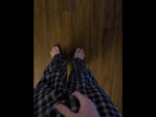 Couldn't stop myself from pissing after holding for 4 hours