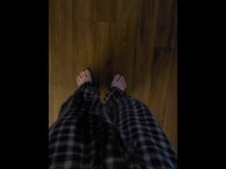 Couldn't stop myself from pissing after holding for 4 hours