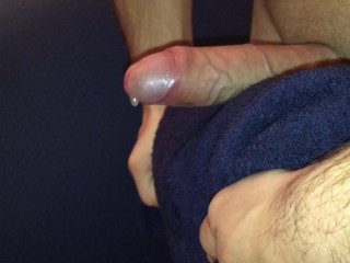 Guy Moaning While Fucking Pillow & Towel/ Cum Without Hands + Bonus Material