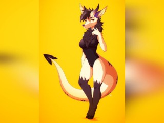 [Time To Fap] Sexy Furry Female Solo Slideshow #2