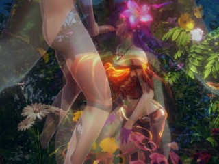 Neeko Blowjob + Cowgirl in the garden Complete Edition