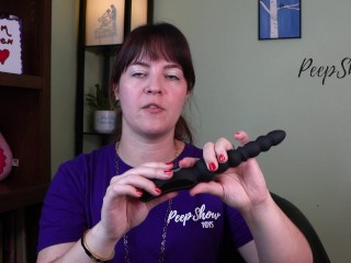 Toy Review - Evolved Magic Stick Beaded Vibrator with 3 Motors Butt Plug Sex Toy, From Peepshow Toys