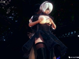【エロゲーハニーセレクト2リビドー】ニーアオートマタ 2Bに嫌がりエッチ3DCG動画[Hentai Game Honey Select 2 Nier Automata(Anime 3DCG Video