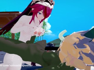 Genshin Impact ROSARIA banged by FUTACHURL (3D HENTAI)