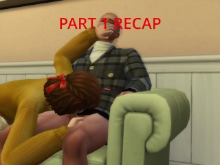 Mega Sims- Strangers take over house and fuck cheating wife and daughter. (Sims 4)