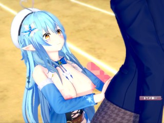 【エロゲーコイカツ！】VTuber 雪花ラミィ3DCG巨乳アニメ動画(バーチャルYoutuber)[Hentai Game Koikatsu! Yukihana Lamy(Anime 3DCG Vid