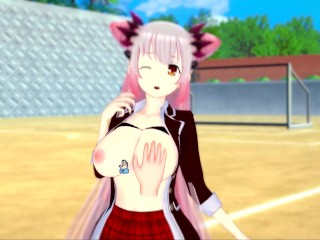 【エロゲーコイカツ！】VTuber 周防パトラ3DCG巨乳アニメ動画(バーチャルYoutuber)[Hentai Game Koikatsu! Suou Patra(Anime 3DCG Video)