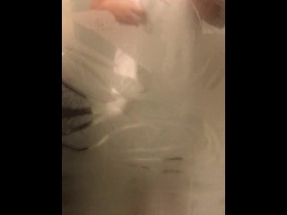 Will you make it through No Nut November? Bathroom towel drop and thick booty shake