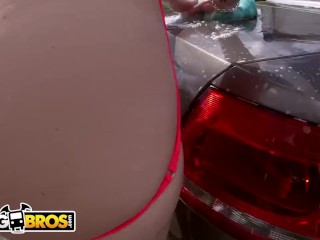 BANGBROS - At The Carwash With Busty PAWG Sara Jay