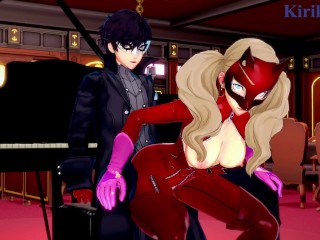 Ann Takamaki and Ren Amamiya have deep fucking during a mission. - Persona 5 Hentai