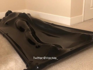 [VacMe] Airtight Vacbed Solo play with vibrator