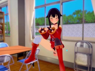 Megumin fucked juicy after using the explosion.