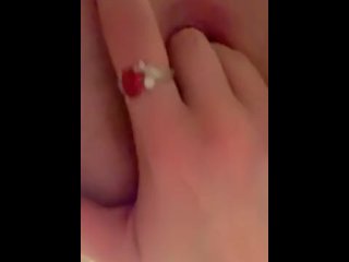 Baby Gets her Rocks off Without Daddy