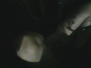 Parking lot wet Blonde babe drinking beer with boyfriend always trying to fuck her-Hairy Pussy milf