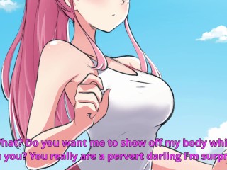 Zero Two hentai JOI CHALLENGE FEMDOM POST ORGASM PALMING