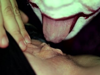 Pussy Eat JOKER & Harley Creepy Green Light - Foxxy