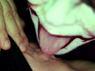 Pussy Eat JOKER & Harley Creepy Green Light - Foxxy