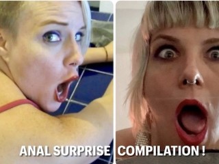 Anal Surprise Compilation with Reactions