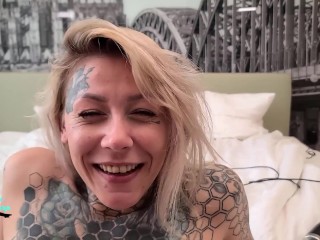 Sascha Ink Roug Anal fuck Nayomi Sharp. BIG Creampie