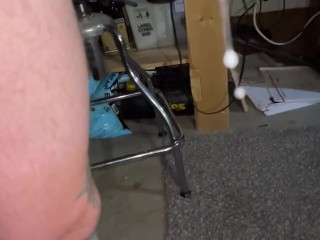 Hot tattooed slo-mo CUM shot 