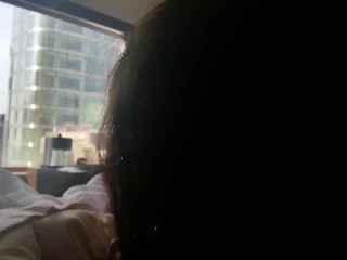 POV Fucking in Front of a Window in New York City so All Can See
