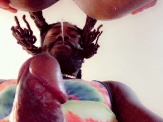 Sneaky sex in the room with daddy big black cock all the way up my tight asshole oops wrong whole 