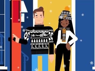 Pornhub presents: Happy holidays from Dick and Jane