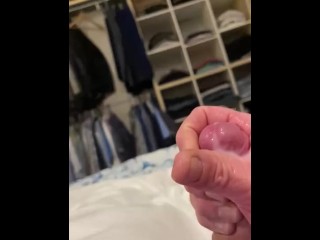 Massive slow mo cum shot 