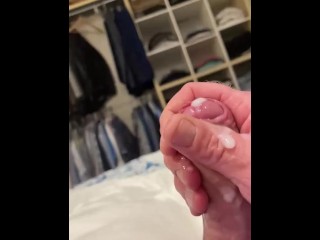 Massive slow mo cum shot 