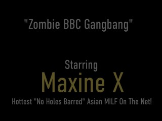 Cambodian Cop Maxine X Takes SEVEN Zombies In Hot Gang Bang!