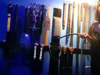 Sit at Dominatrix Mara's Leather Cross [BDSM / Kinky POV]