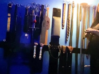 Sit at Dominatrix Mara's Leather Cross [BDSM / Kinky POV]