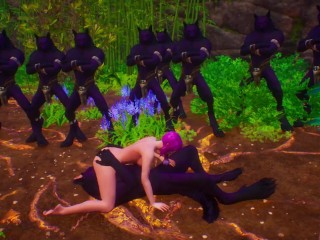 Furry flock werewolves | 69 | accidentally got cum in mouth