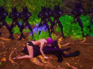 Furry flock werewolves | 69 | accidentally got cum in mouth