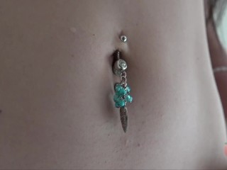 Sexy Pierced Belly Button Fetish