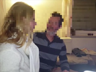 2nd invitation of neigbours wife, husbands calls but she dont mind. Guess who she is ?