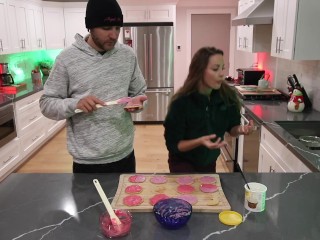 Making Christmas Cookies SFW