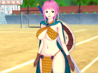 【エロゲーコイカツ！】ワンピース(ONE PIECE) レベッカ3DCG巨乳アニメ動画[Hentai Game Koikatsu! ONE PIECE Rebecca(Anime 3DCG Video