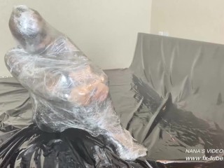 Plastic wrap and Multi-layer Sultry bondage