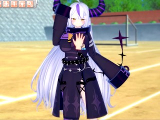 【エロゲーコイカツ！】VTuber ラプラス・ダークネス3DCG巨乳アニメ動画(バーチャルYoutuber)[Hentai Game Koikatsu! Laplus Darknesss (Anime