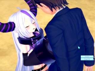 【エロゲーコイカツ！】VTuber ラプラス・ダークネス3DCG巨乳アニメ動画(バーチャルYoutuber)[Hentai Game Koikatsu! Laplus Darknesss (Anime