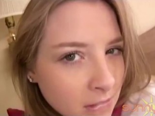 Real Life Hentai! Uniformed Sunny Lane Tries Oriental Cock!