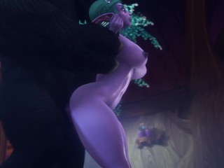 Tauren fuck big ass Tyrande Whisperwind - Warcraft (noname55)