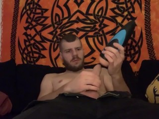 Sam Samuro - Cumming Twice in my Extreme Tight Toy while Watching World of Warcraft Porn Comp😳