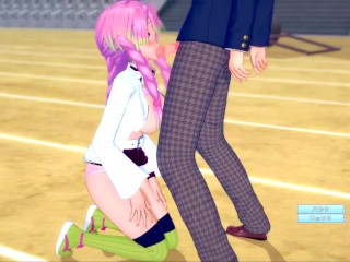 【エロゲーコイカツ！】鬼滅の刃 甘露寺蜜璃3DCG巨乳アニメ動画[Hentai Game Koikatsu! Demon Slayer Mitsuri Kanroji(Anime 3DCG Video