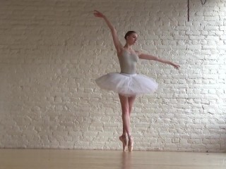 Lovely Ballerina Annett A Performs A Classic Nude Ballet Routine