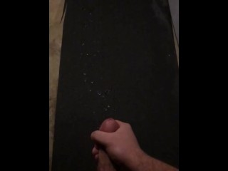 Blowing a huge cumshot in slow motion!