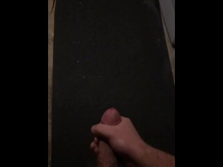 Blowing a huge cumshot in slow motion!