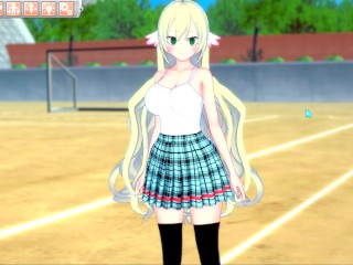 【エロゲーコイカツ！】フェアリーテイル メイビス3DCG巨乳アニメ動画[Hentai Game Koikatsu! FAIRY TAIL Mavis(Anime 3DCG Video)]