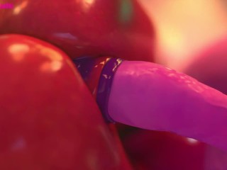 Phylia and Amaranth Futa Anal Creampie with X Ray (with sound) 3d animation hentai anime game ASMR